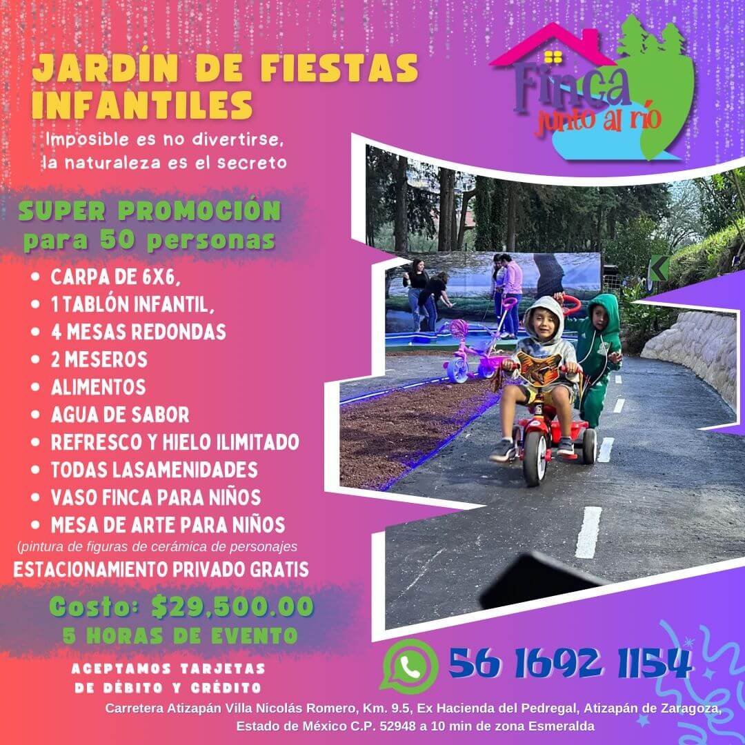 Super Promoción en Finca Junto al Río